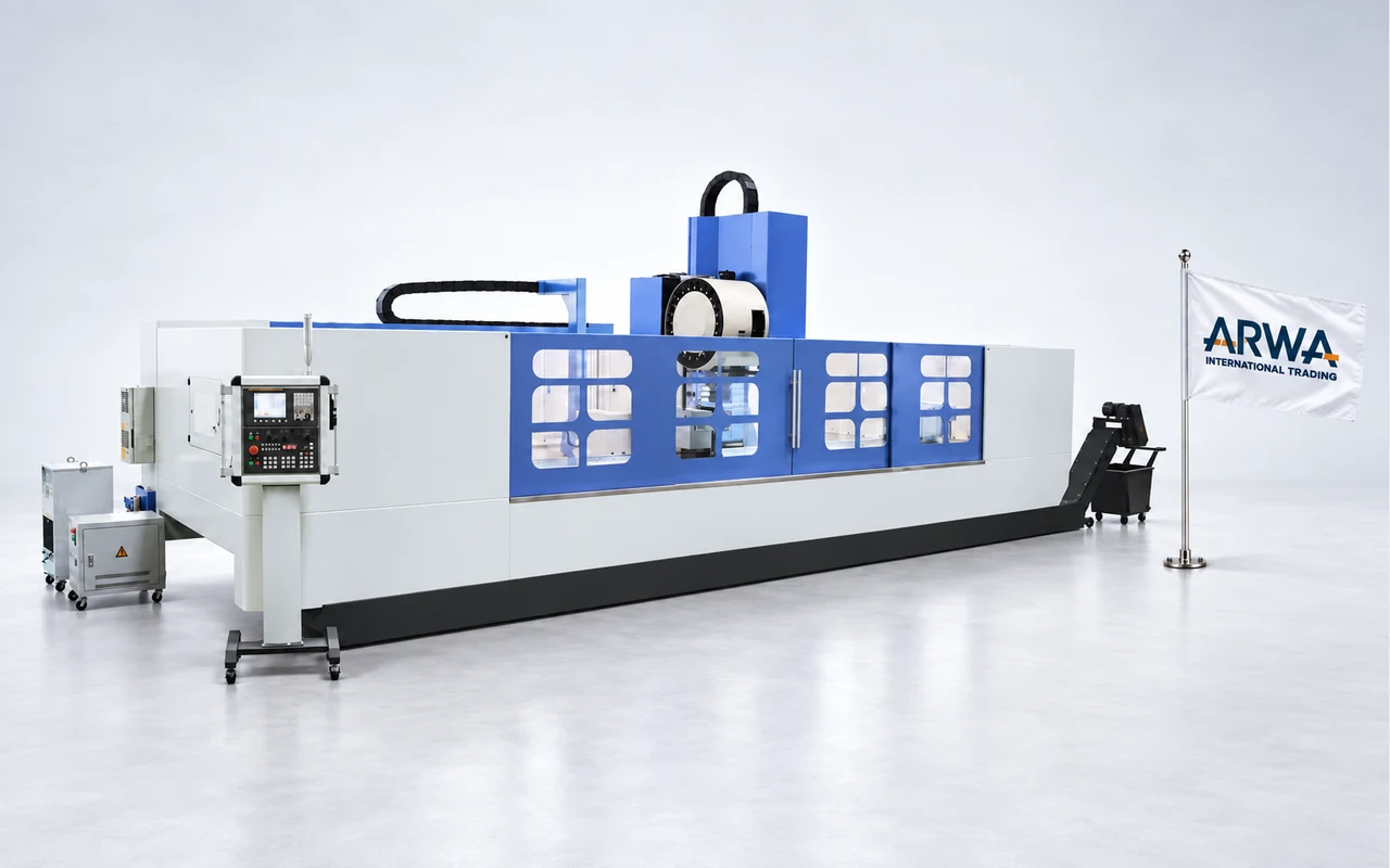 مركز CNC لتشغيل قطاعات الألومنيوم الطويلة